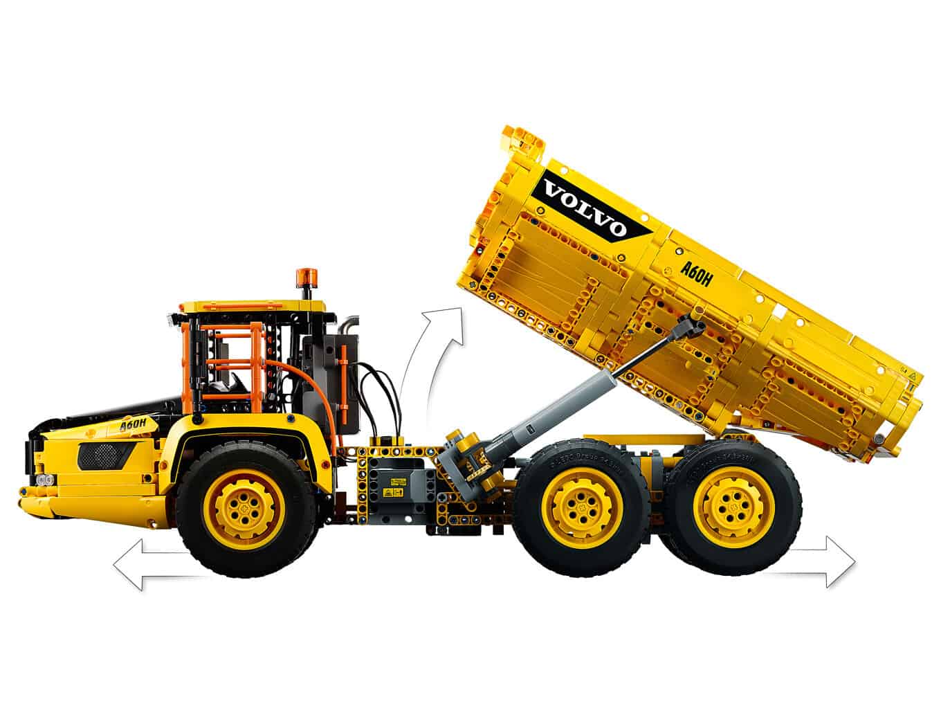 LEGO Technic 42114 Volvo 6x6 Truck met kieptrailer - Afbeelding 5