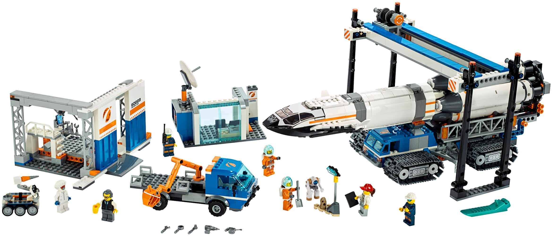 LEGO City 60229 Raket bouwen en transporteren
